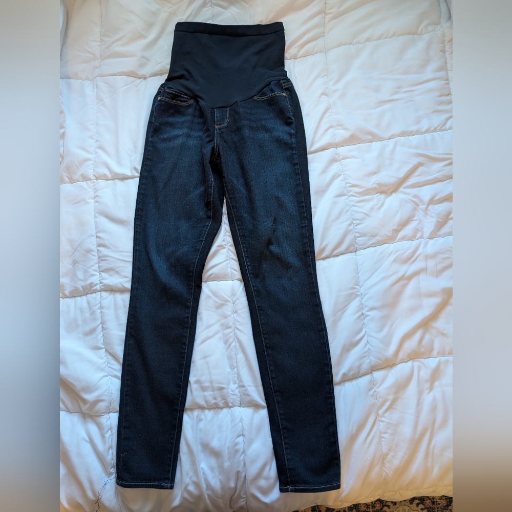 Paige Over The Bump Maternity Jeans Size 28 Verdugo Ultra Skinny Paige Denim
